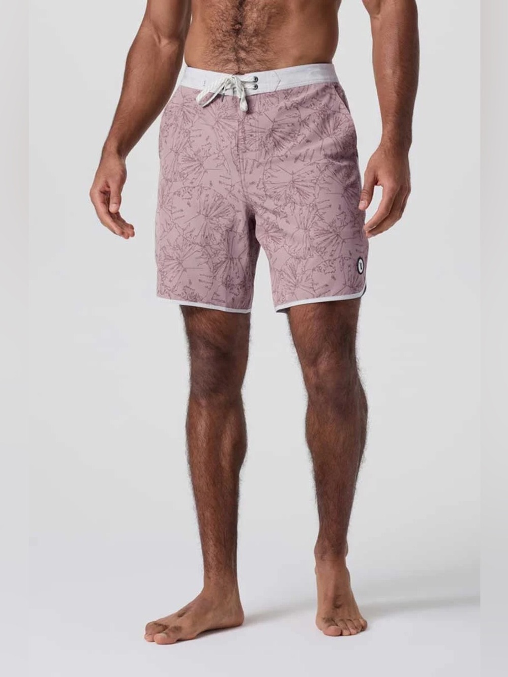 Vuori Cruise Boardshorts Men’s Size 31 In Zion Rose Water Lily